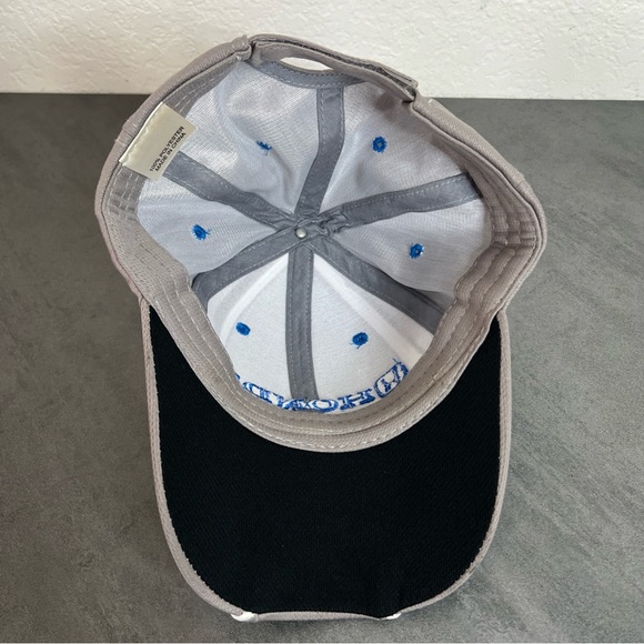 Honda Cap Hat Licensed Honda Embroidered Grey Mesh White Piping Adjustable Strap - Picture 8 of 8